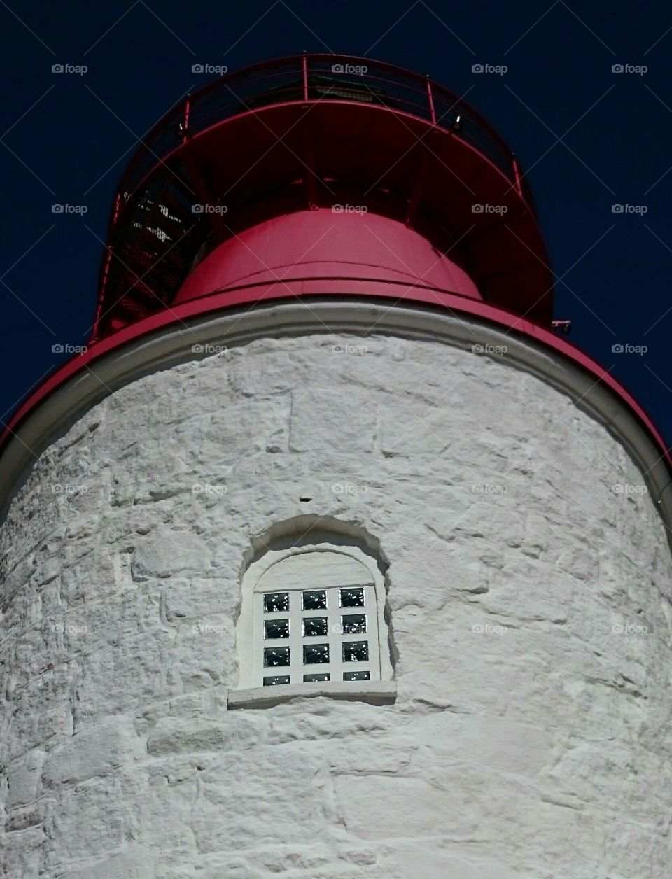 Window on a lighthouse . Window on a lighthouse 