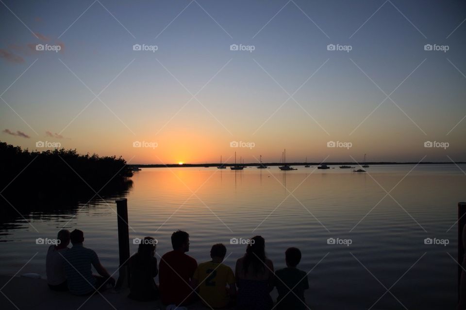Sun set at Key Largo