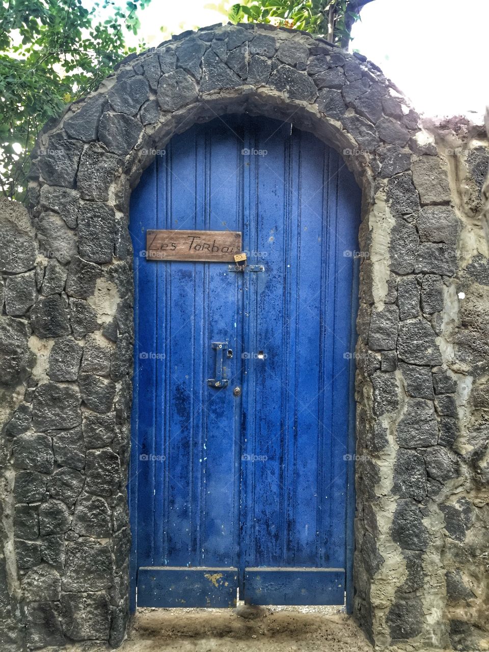 Blue door, Senegal 