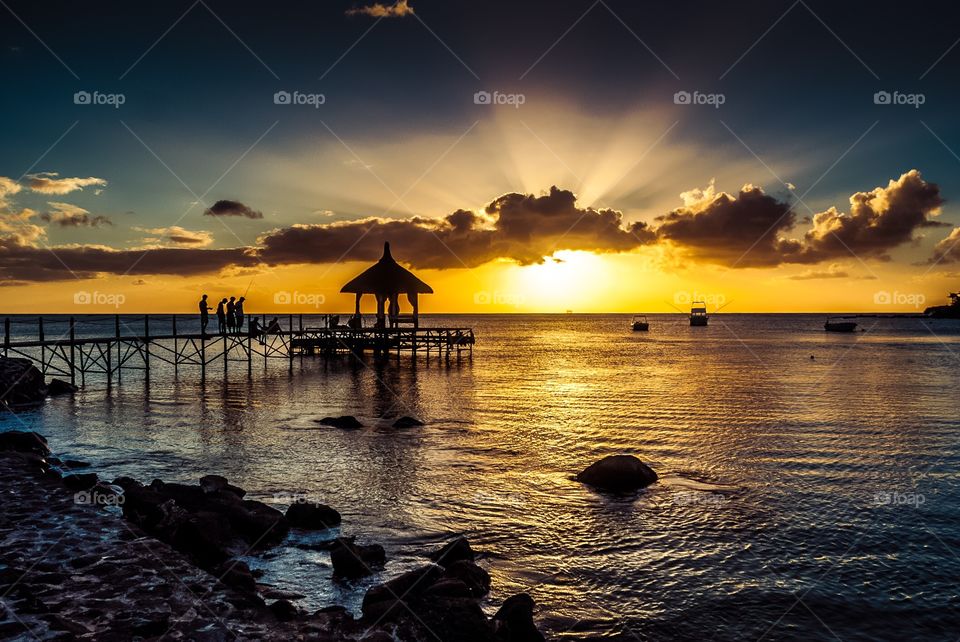 Mauritius Sunset 