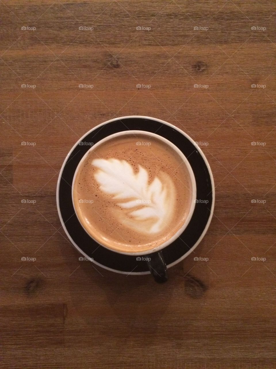 Cappuccino from a coffee shop in Washington, D.C..