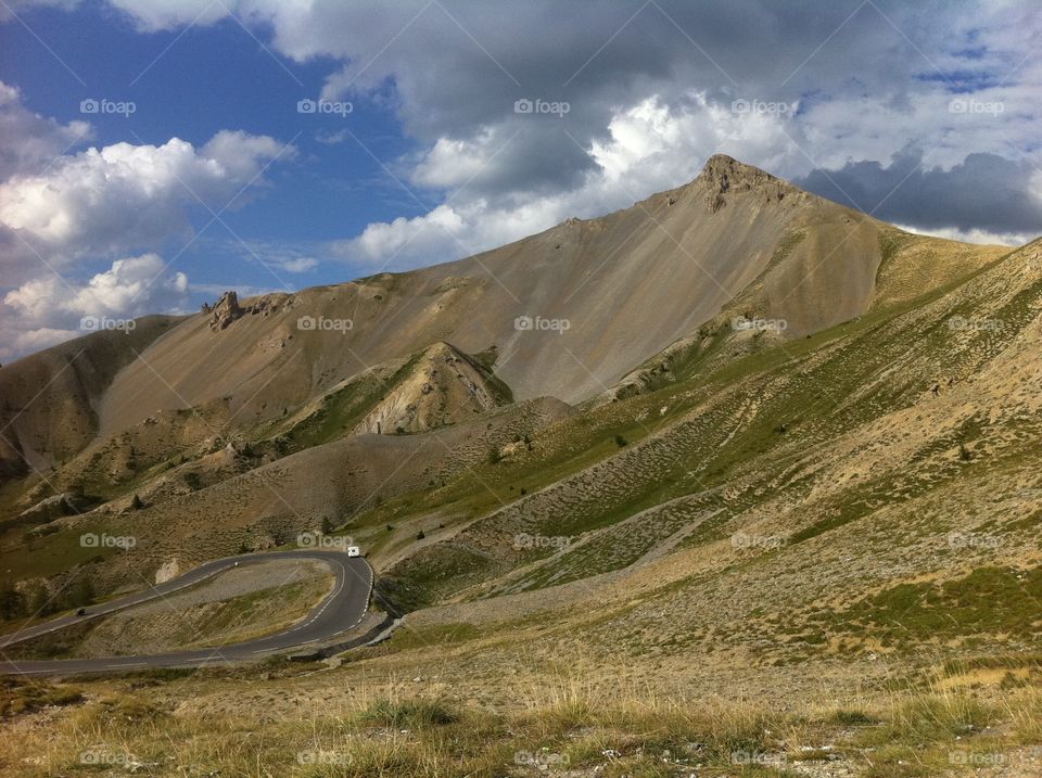 Scenic sight in Arvieux in France