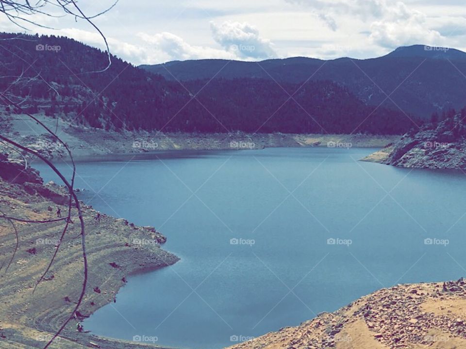 Reservoir outside of Boulder, CO. Beautiful day for a hike!