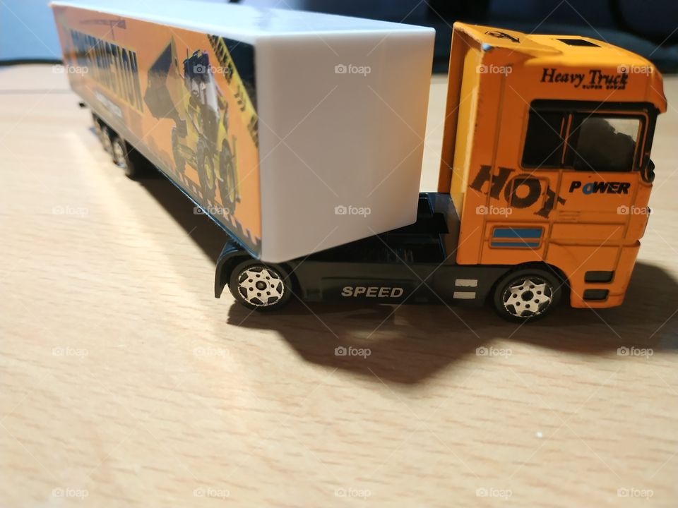 truck model car - beside