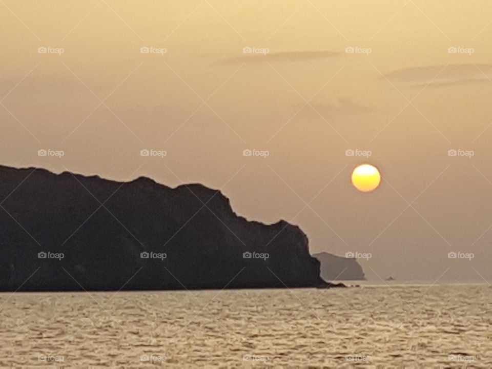 Sunset in Oman