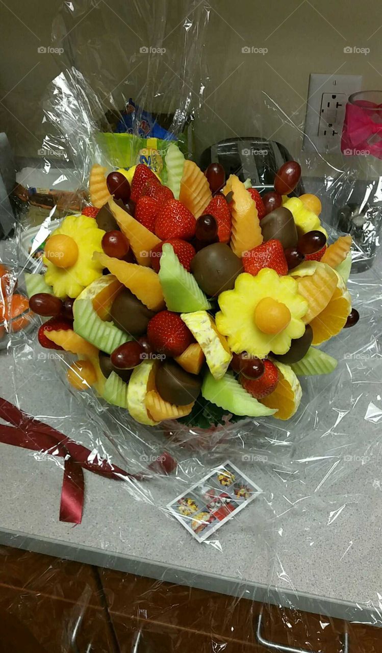 Edible arrangements. yum!