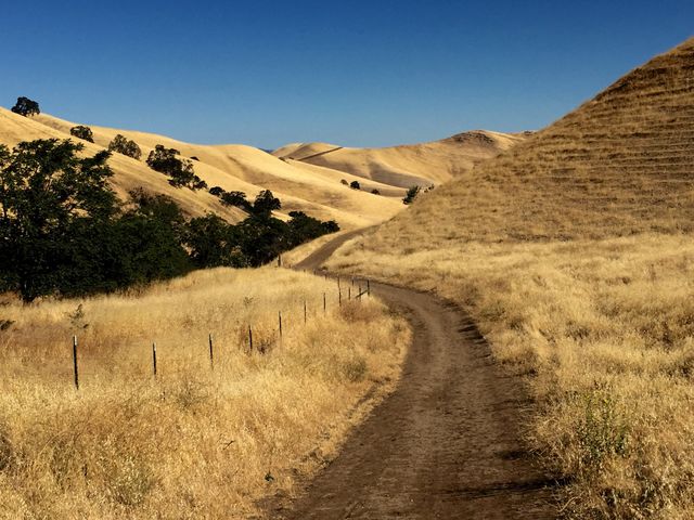 Empty road on mountain