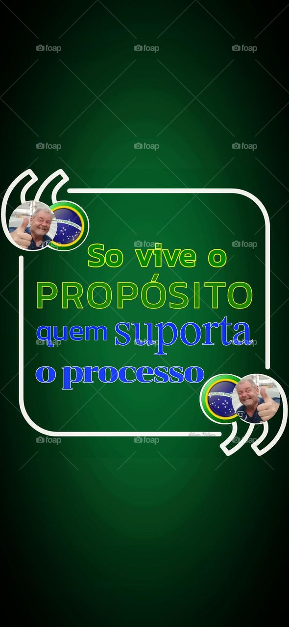 Só vive o propósito quem suporta o processo