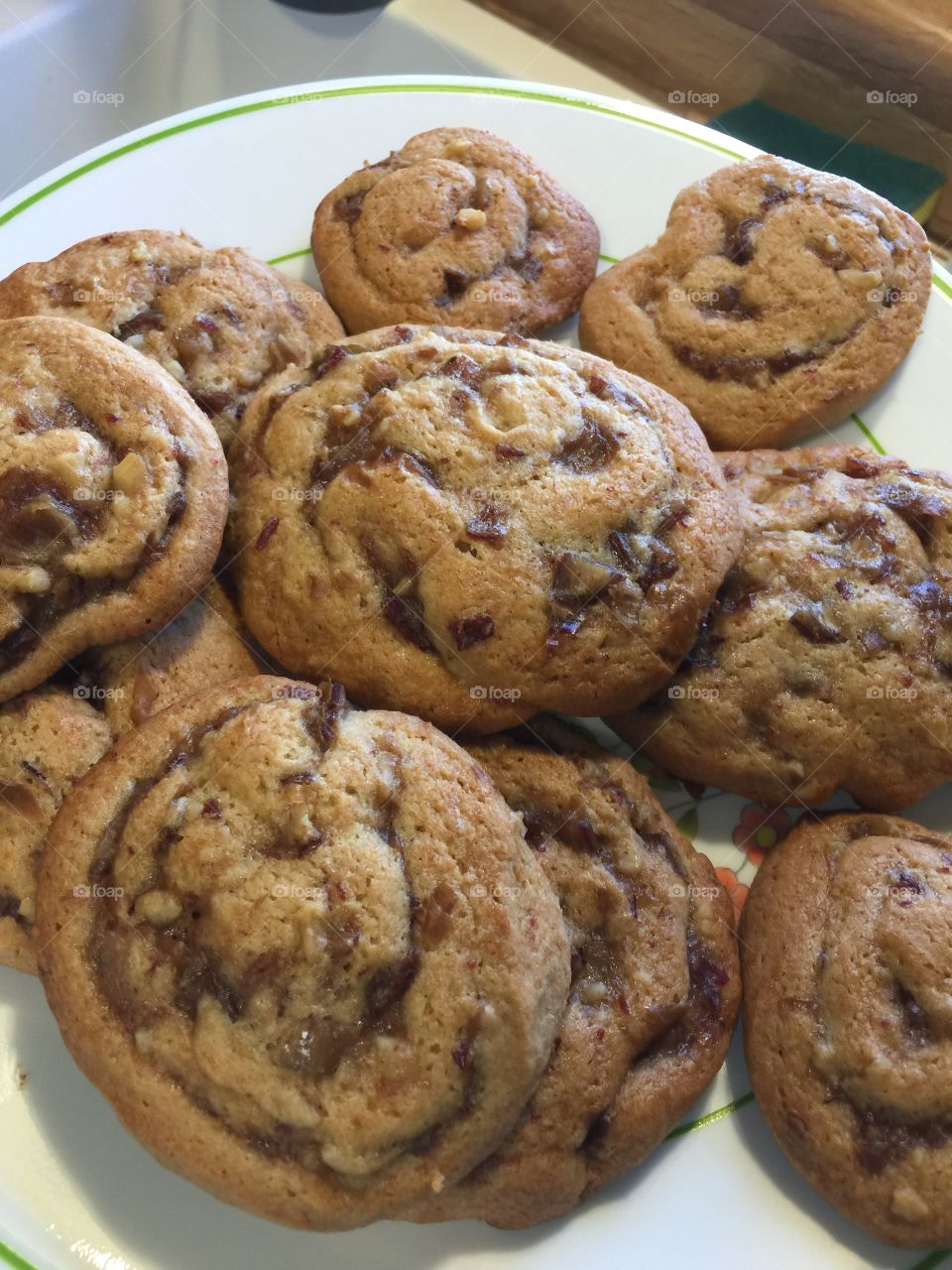 Making grandma's date cookies 