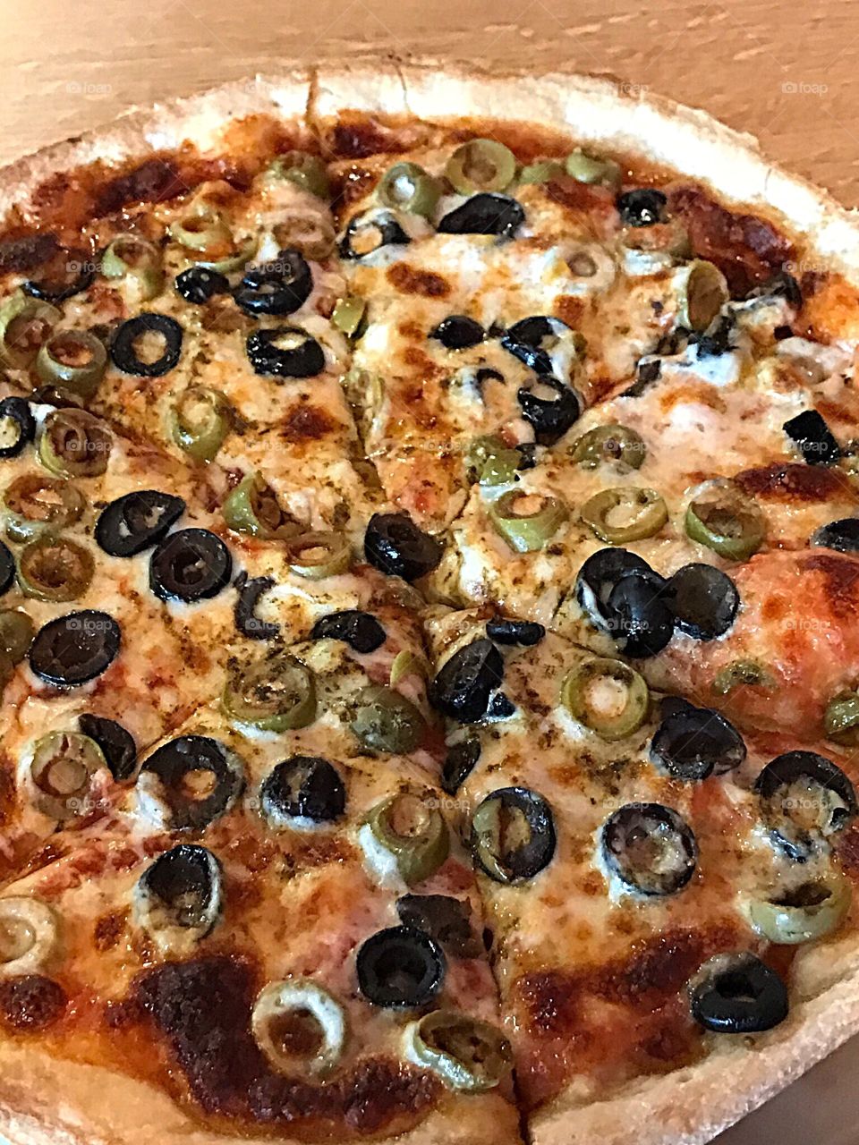 Hot Olive Pizza