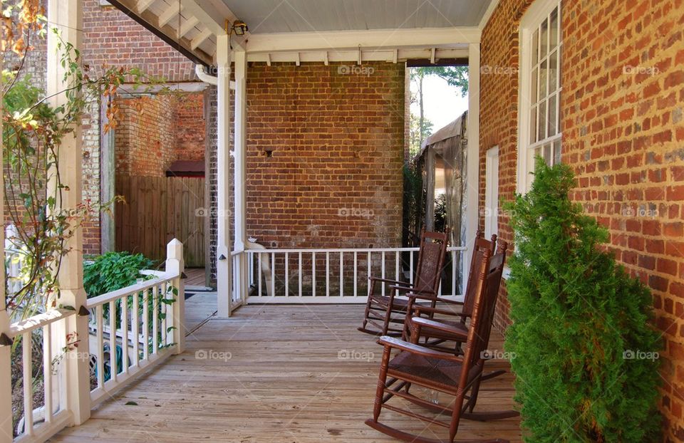 Rocking chair front porch