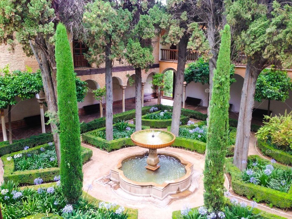 The generalife in Alhambra 