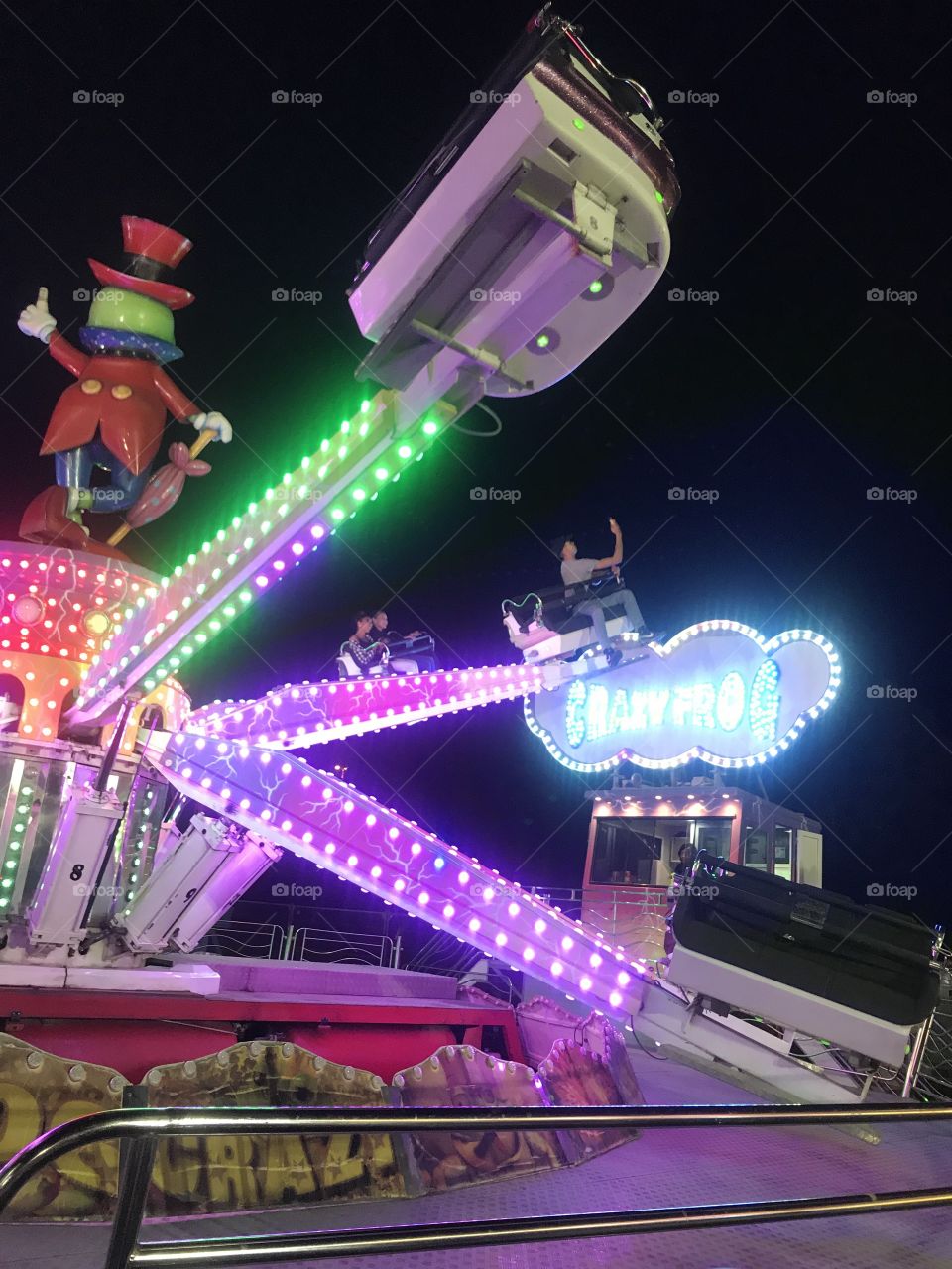 Fun fair rides Crazy Frog 