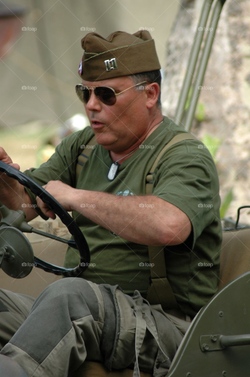 Jeep Driver WW2