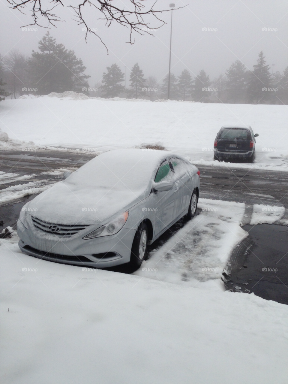 winter heavy snow snow car by habitatweston