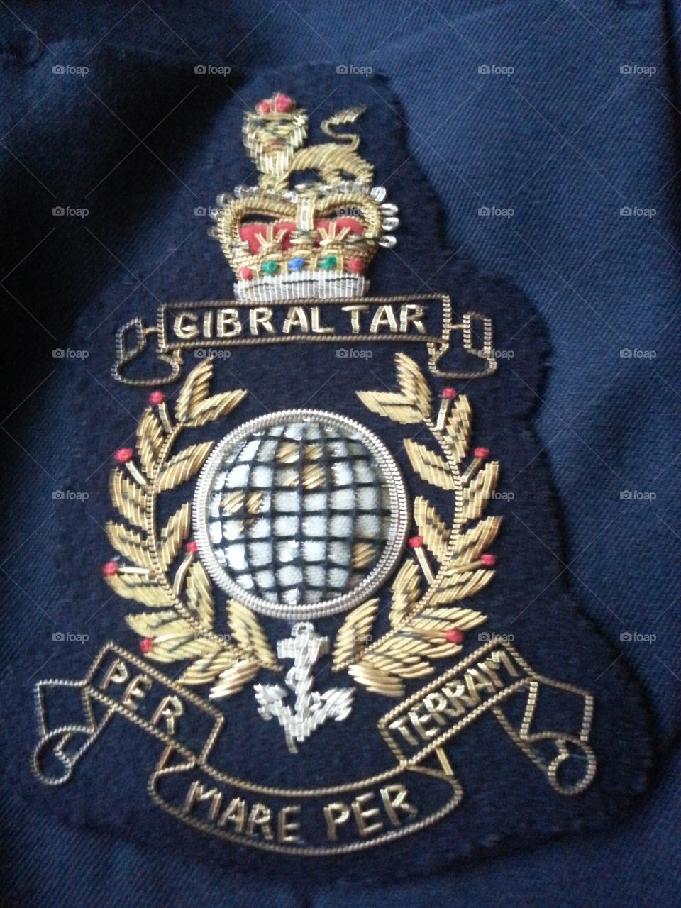 British Royal Marine military patch