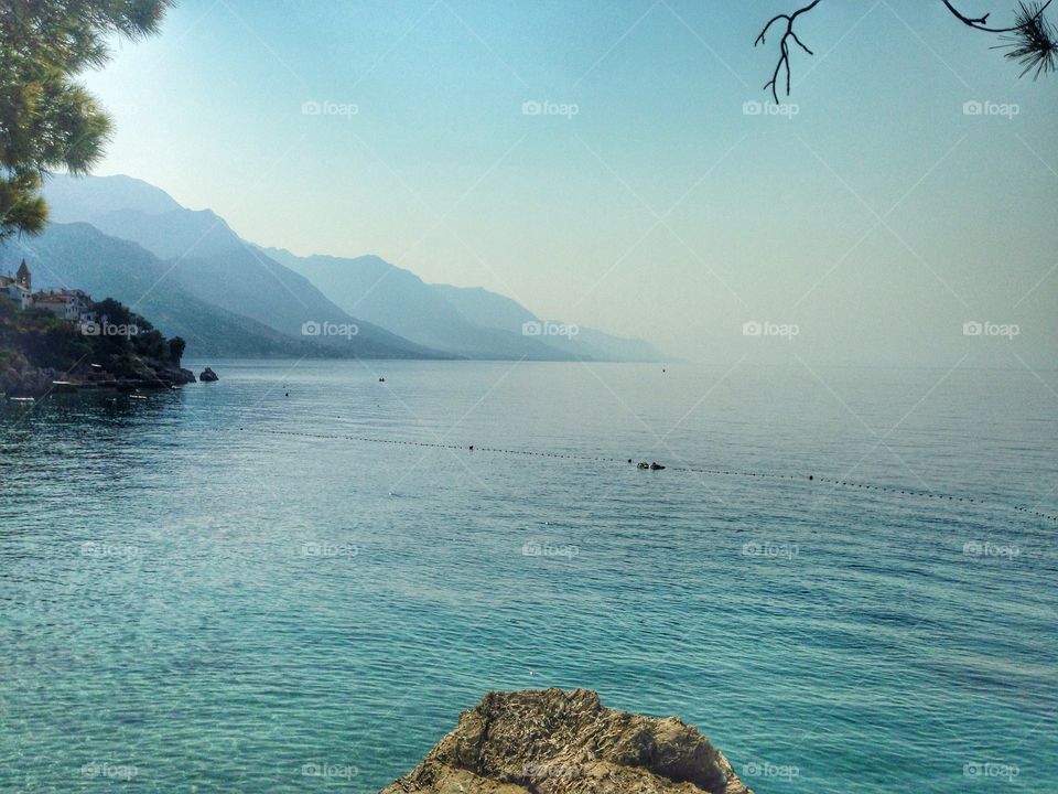 Adriatic sea in croatia