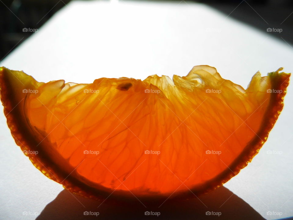 orange juice on the table