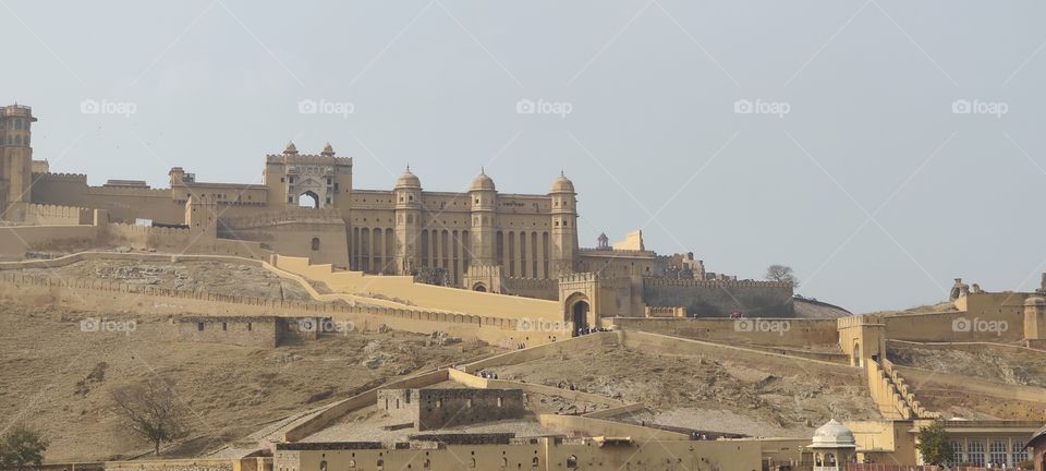 The Amer Fort, situated in Amber, 11 kilometers from Jaipur, is one of the most famous forts of Rajasthan. Amer, originally, was the capital of the state before Jaipur. It is an old fort, built in 1592 by Raja Man Singh.