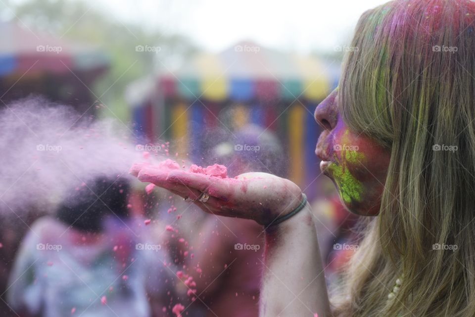 Blowing Pink