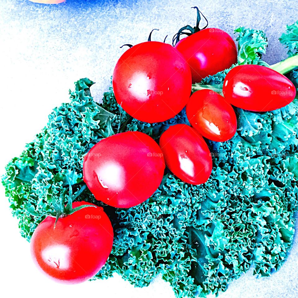 Tomatoes Red Cabbage 