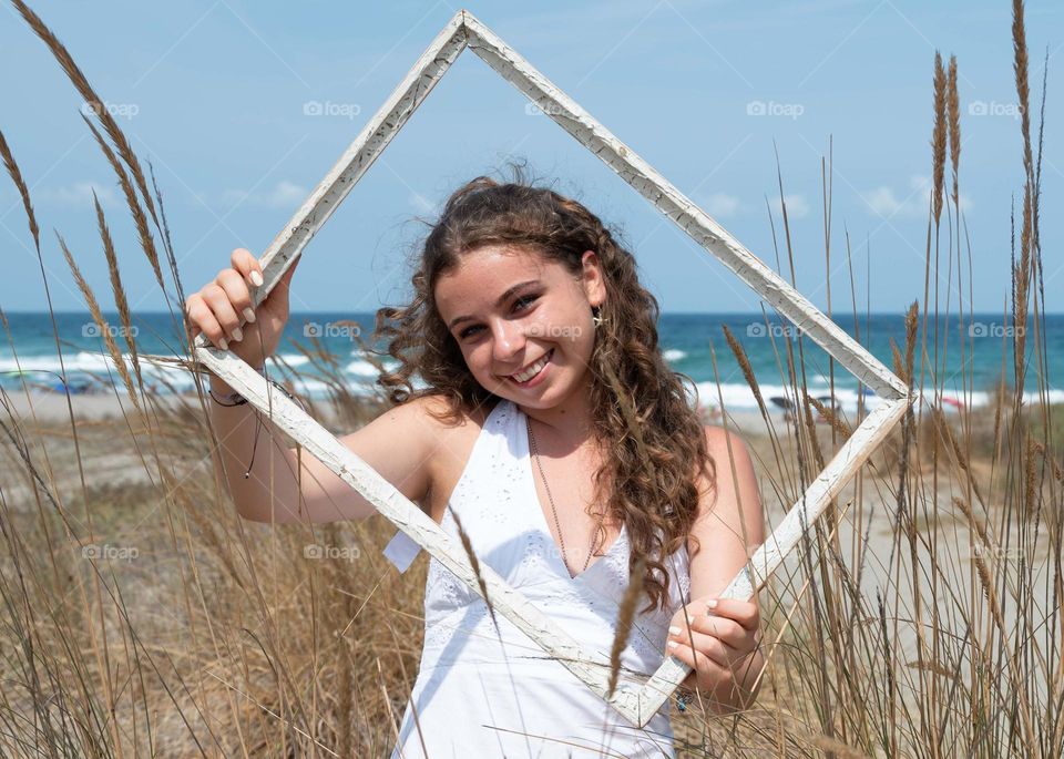 Energetic, Light-Hearted and Vibrant Portrait of Beautiful Young Girl