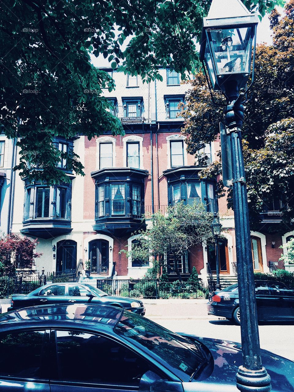 Bricks in Beantown. A stroll down a historic Boston district yields views of homes for those that like the finer things in life
