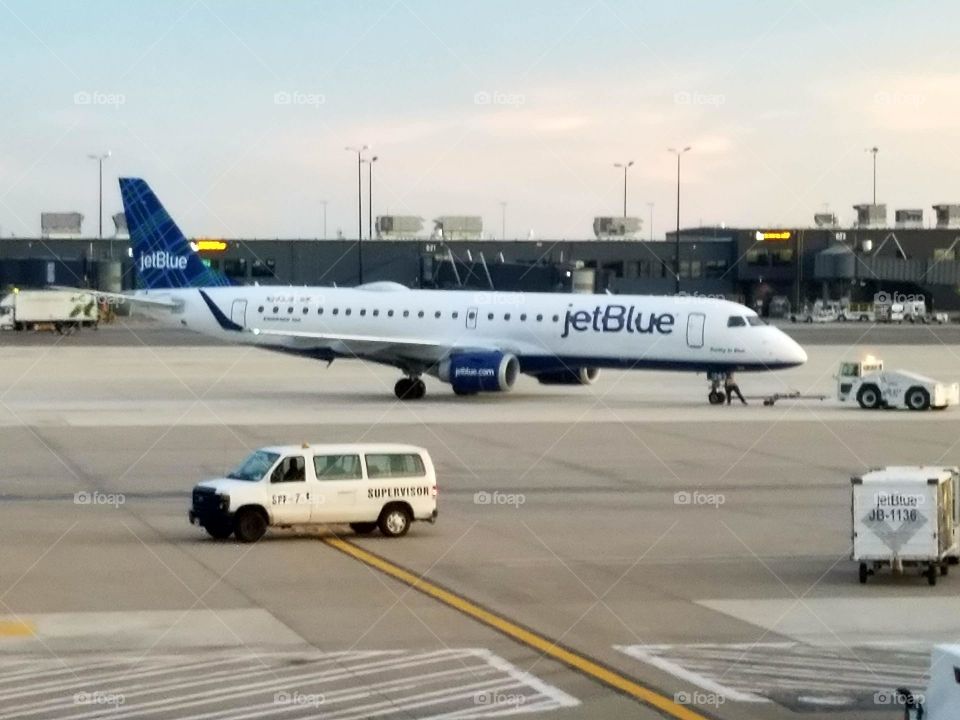 jet blue is about to take off