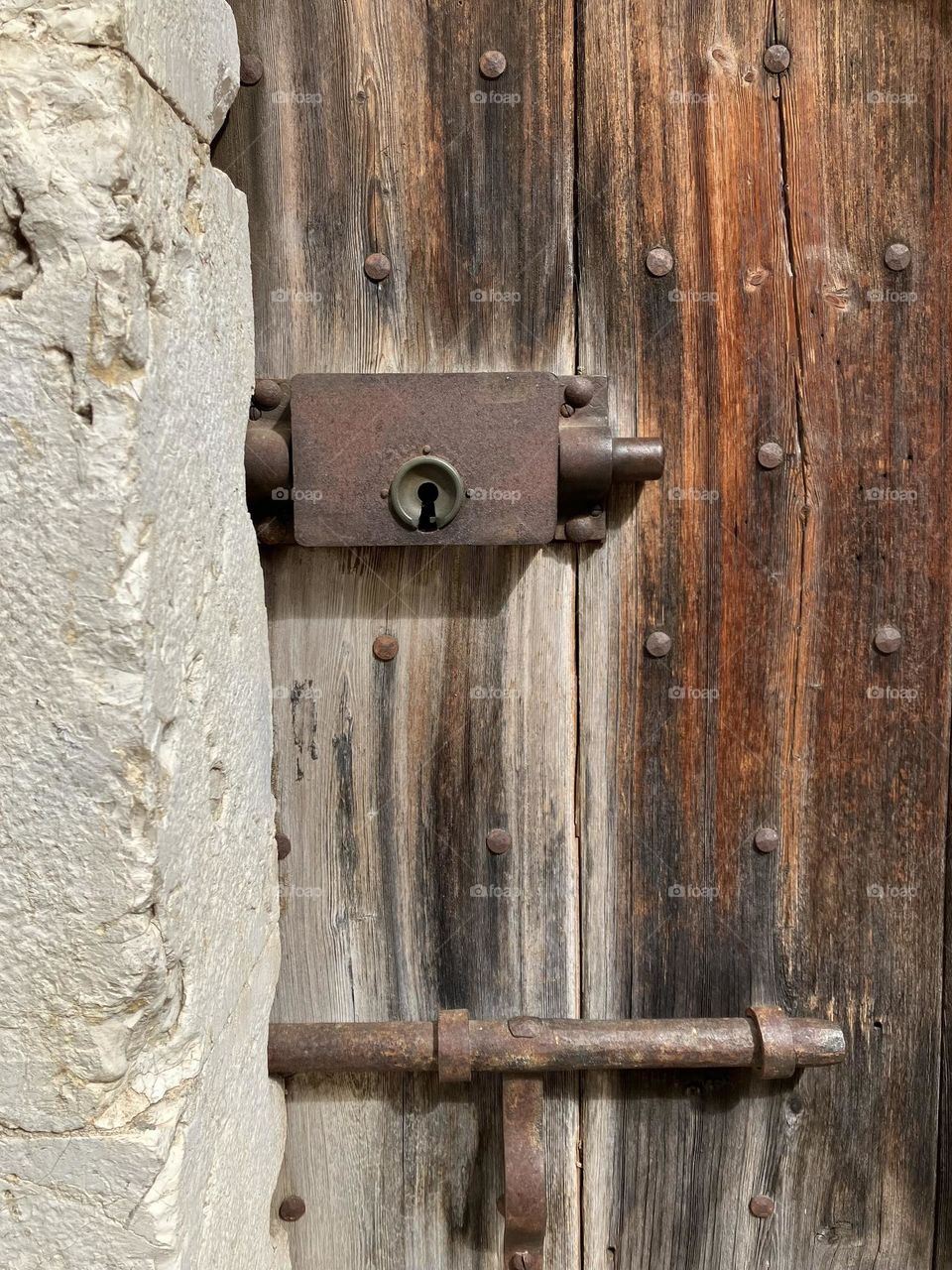 Vintage door lock