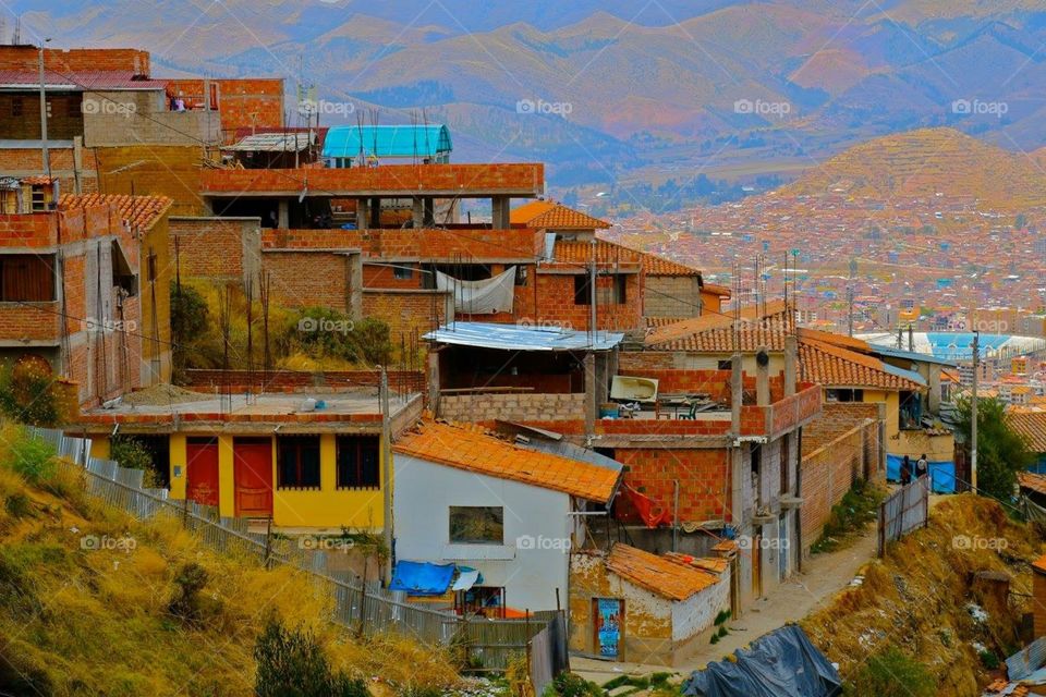 Houses in Cusco, Peru 