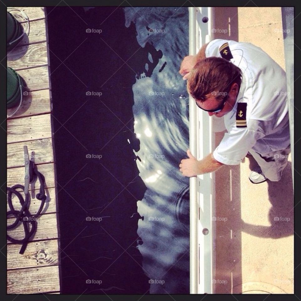 Captain Getting Ready 