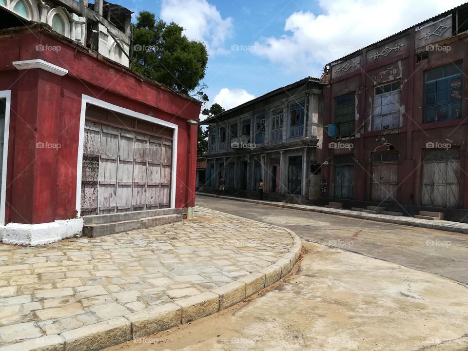 Beauty of old architecture creation