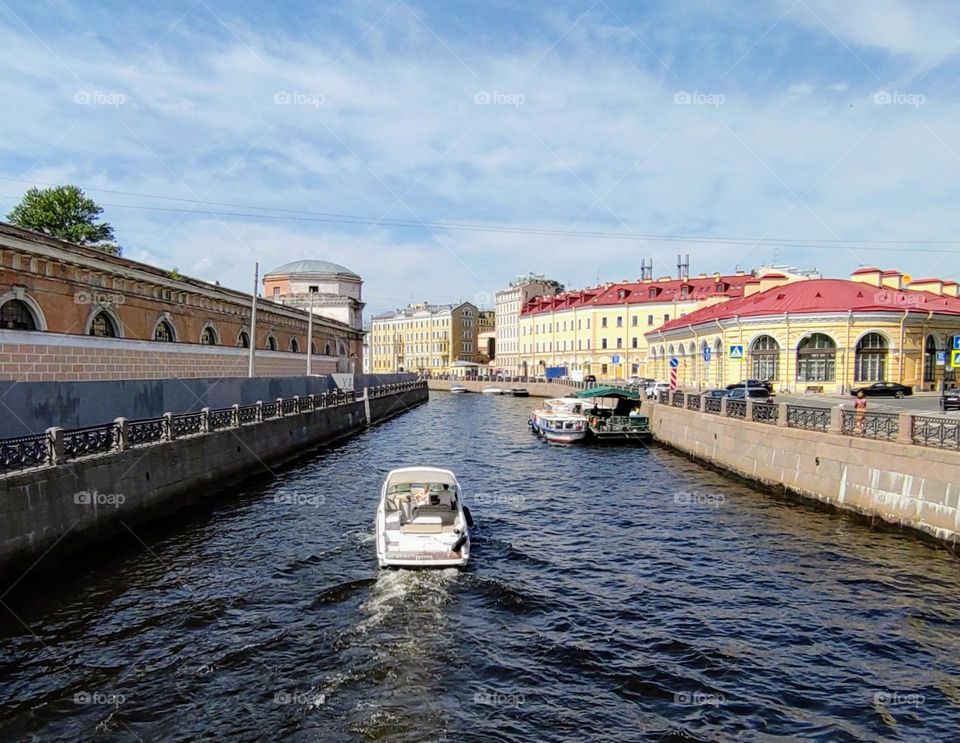 City channel 💦 Boat trip 💦 Urban water 💦