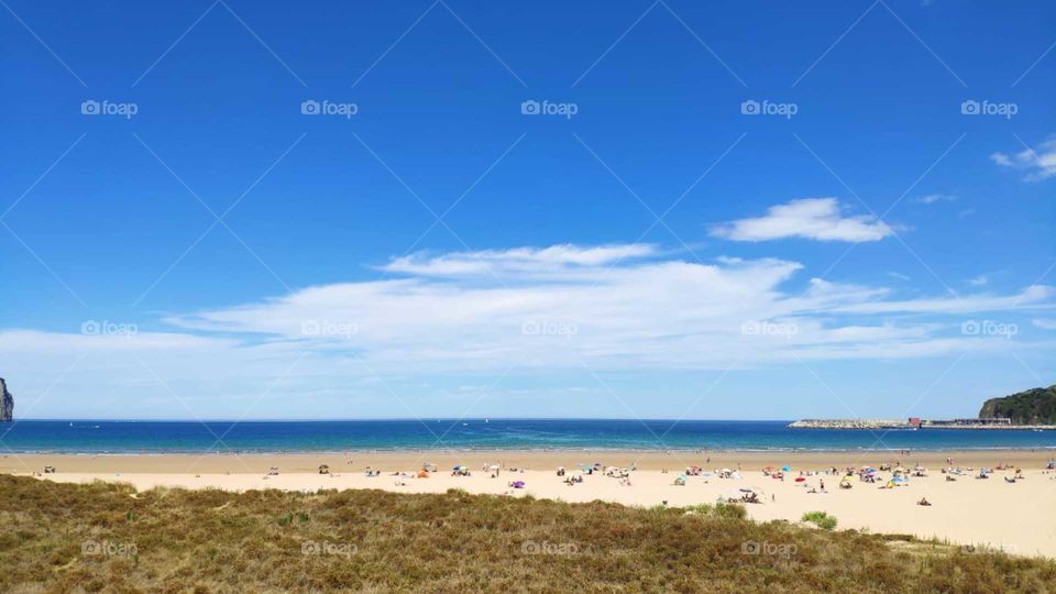 North beach un Spain.