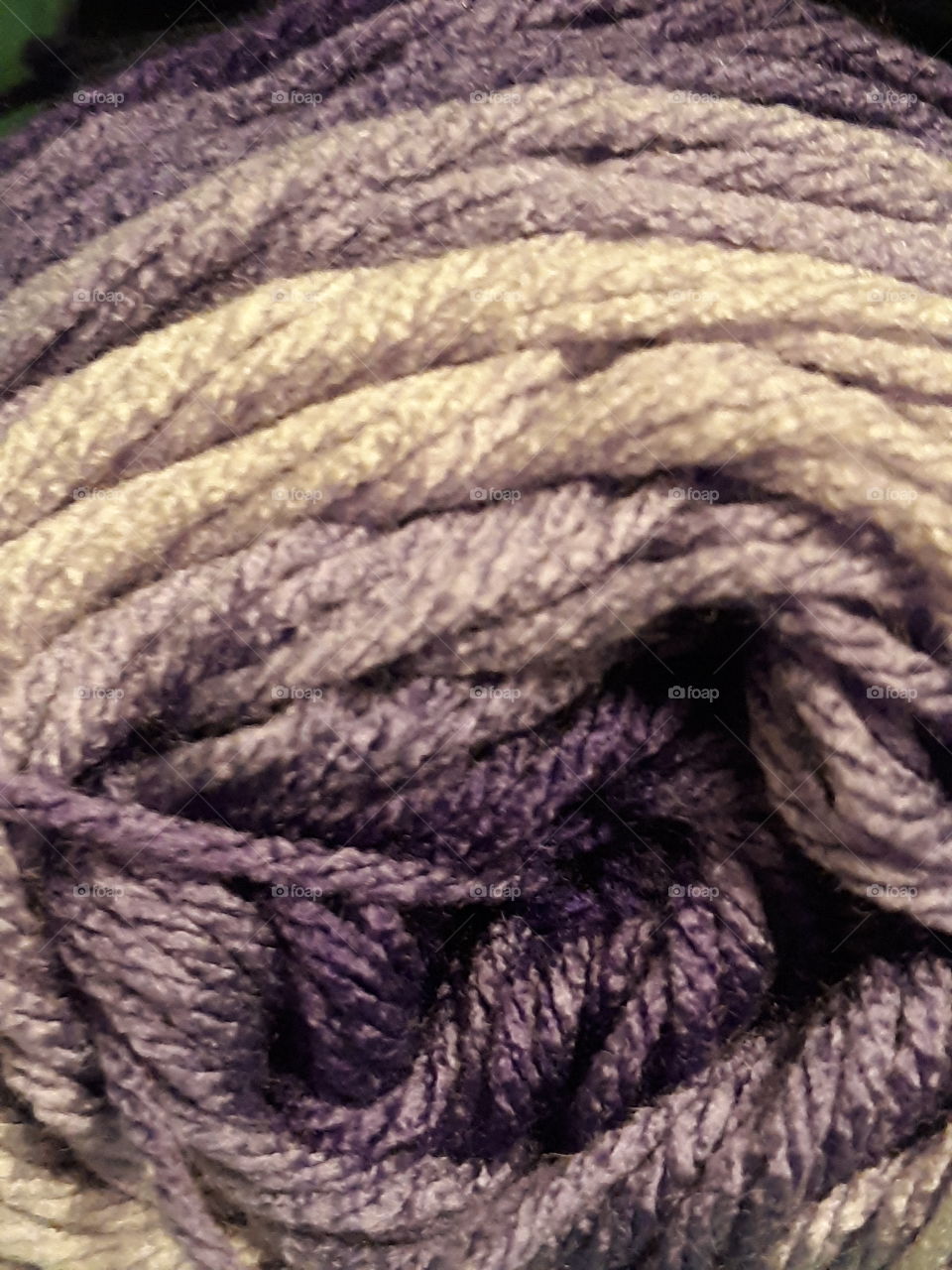 purple ombre yarn