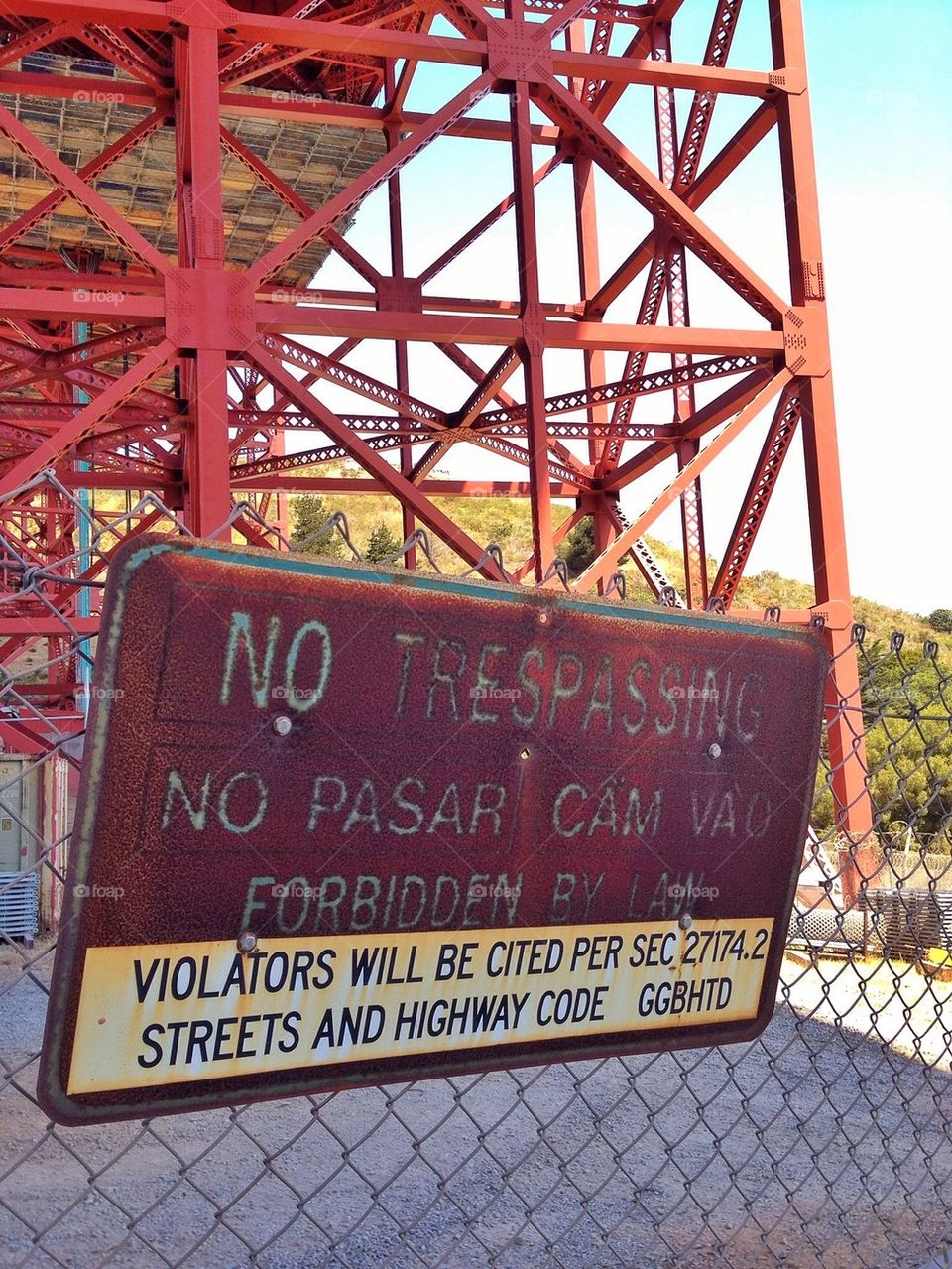 No trespassing