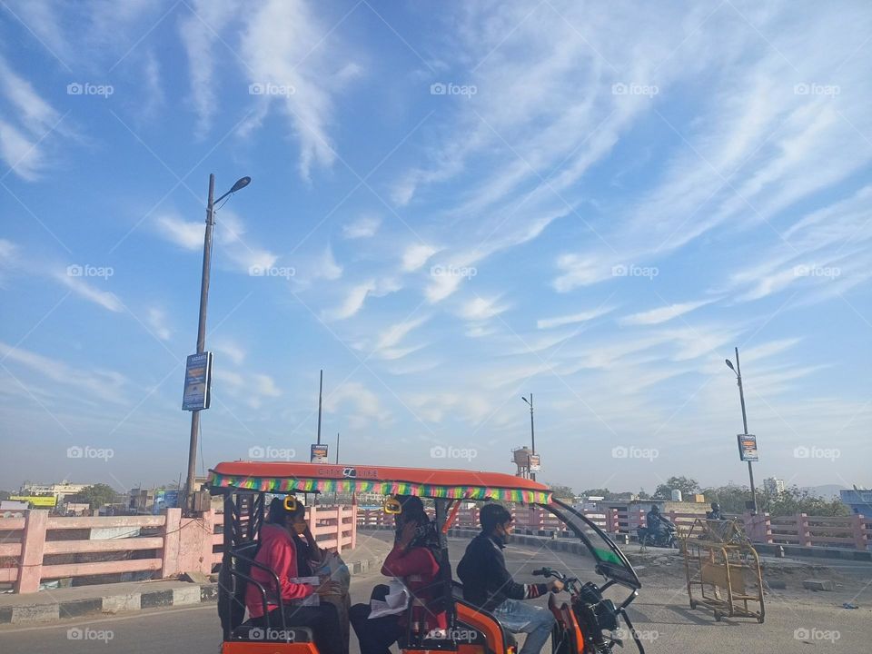 clouds making background more soothing