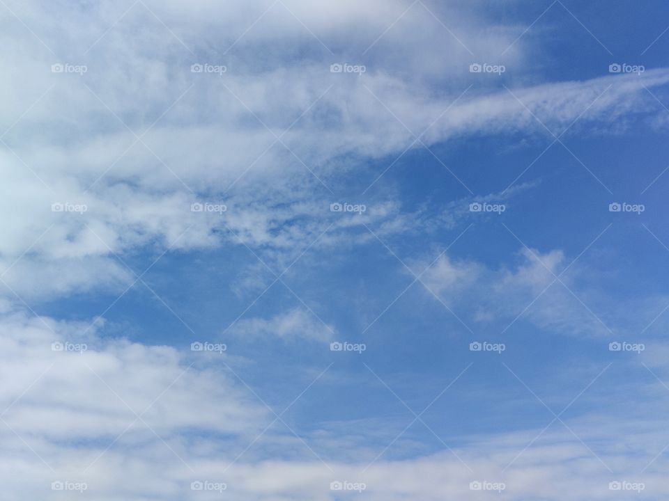 blue sky with white clouds