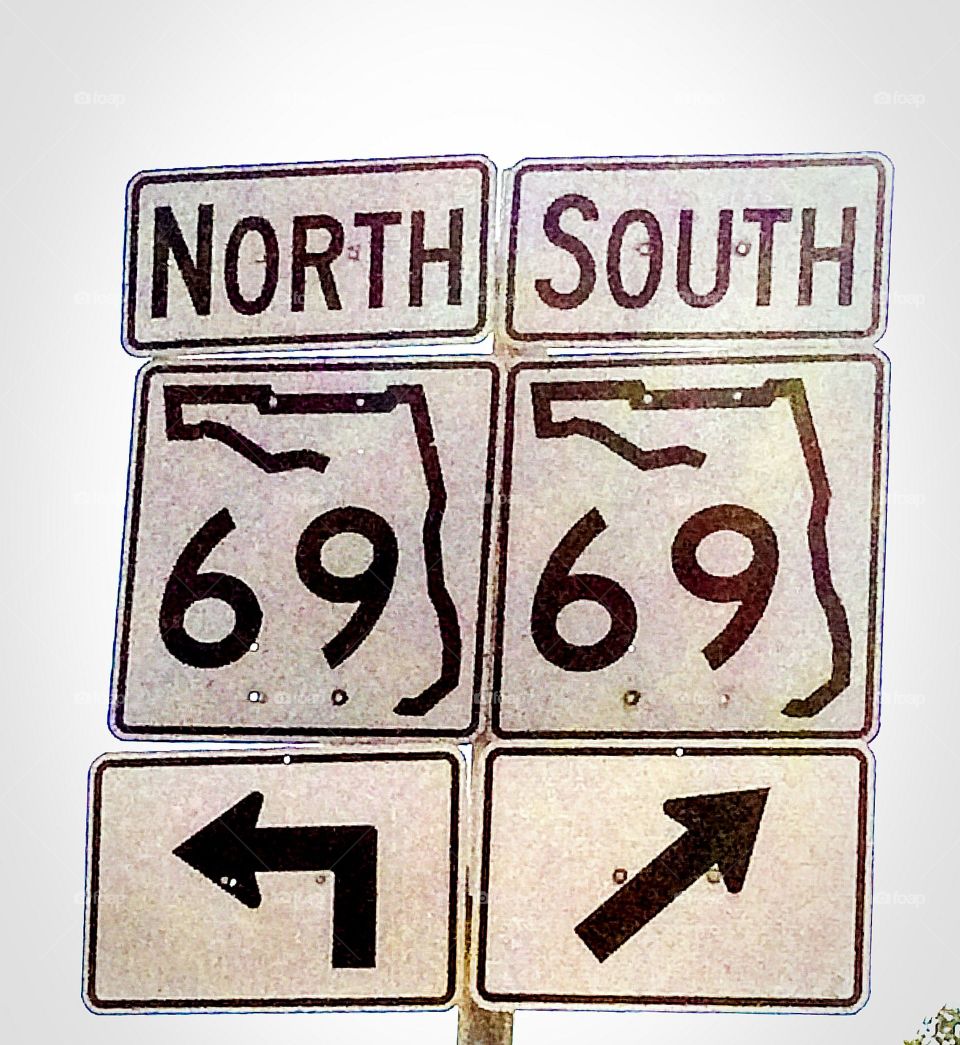 Hwy 69 right or up and left make a decision 