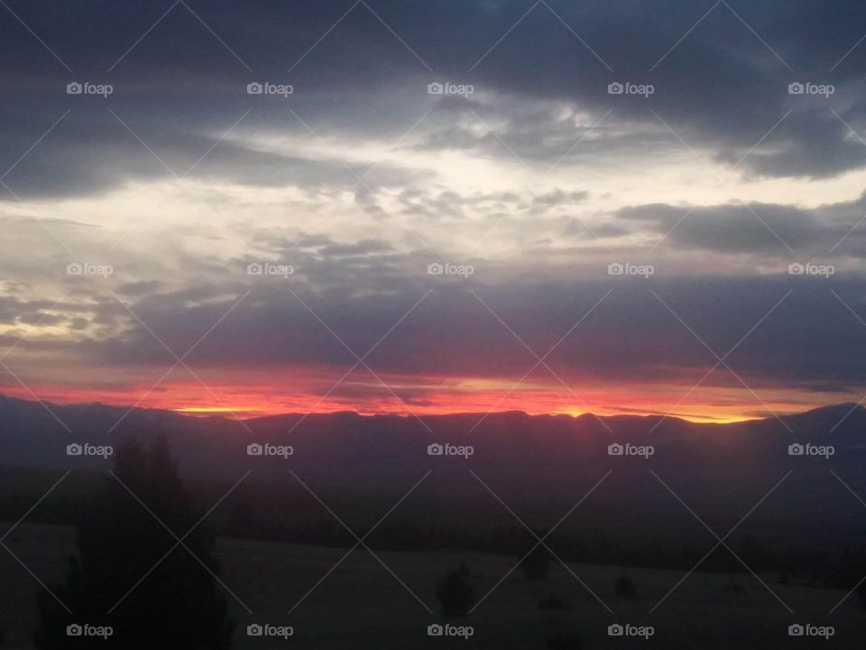 Montana sunset