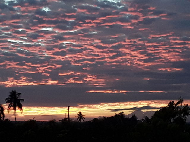 sunset in the tropics Dominican Republic