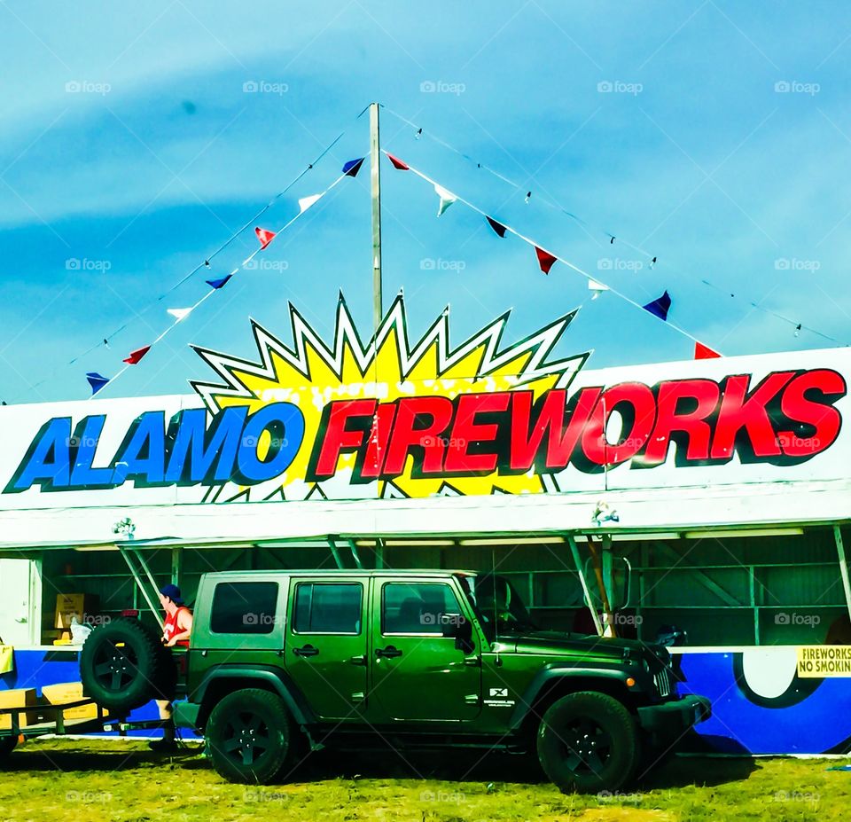 Firework stand