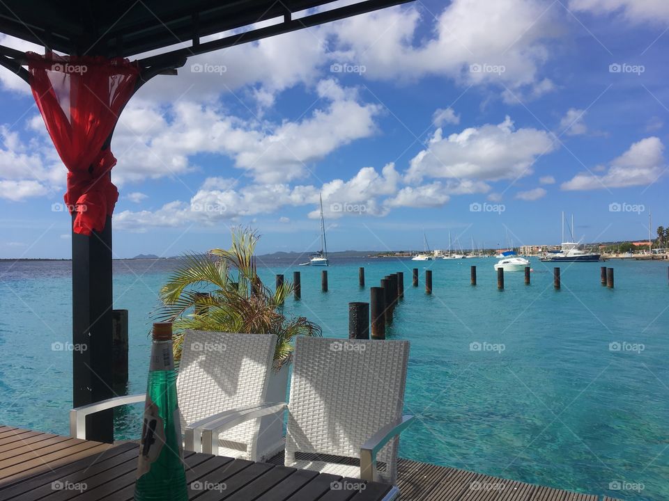 Lunch on the ocean In Aruba, sipping the most delicious espresso and enjoying the best view that has ever existed 