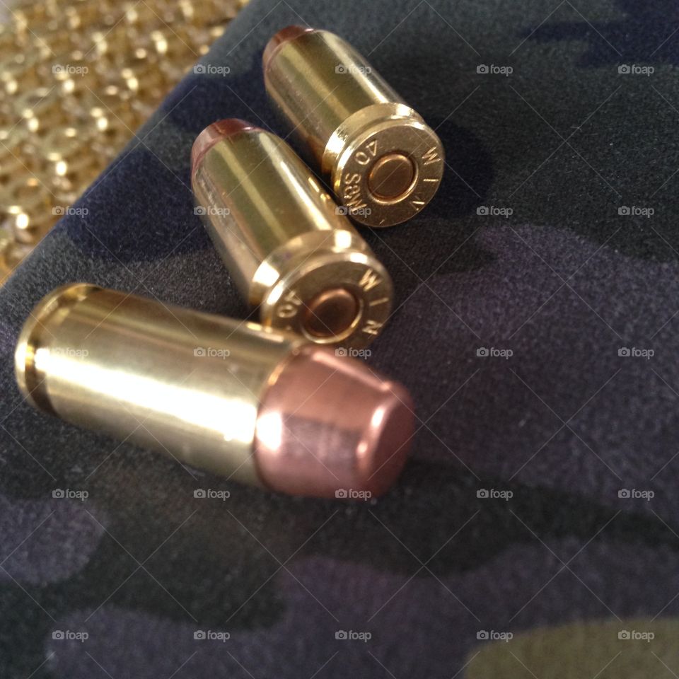 Bullets and camo
