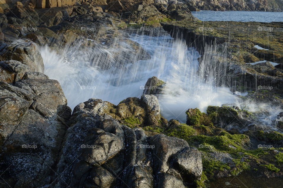 wave splash in Hang Rai