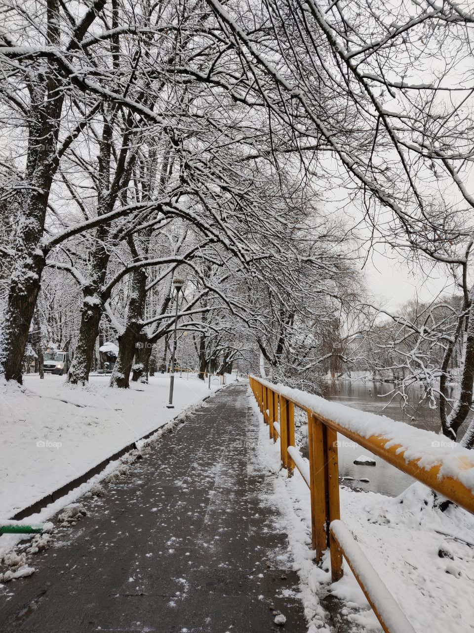 Winter in Tartu, Estonia