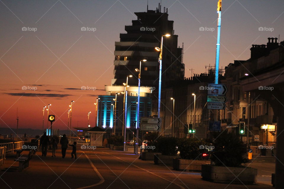 City, Sunset, Architecture, Dusk, Travel
