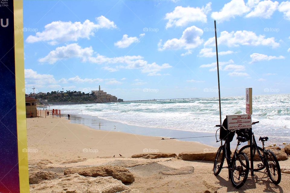 ~Tel Aviv, Israel. 
What a happy city, everyone is enjoying the beach and the sun!