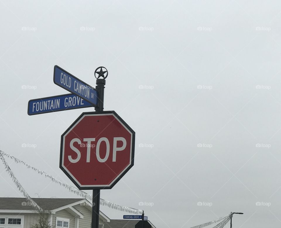 Stop sign street 