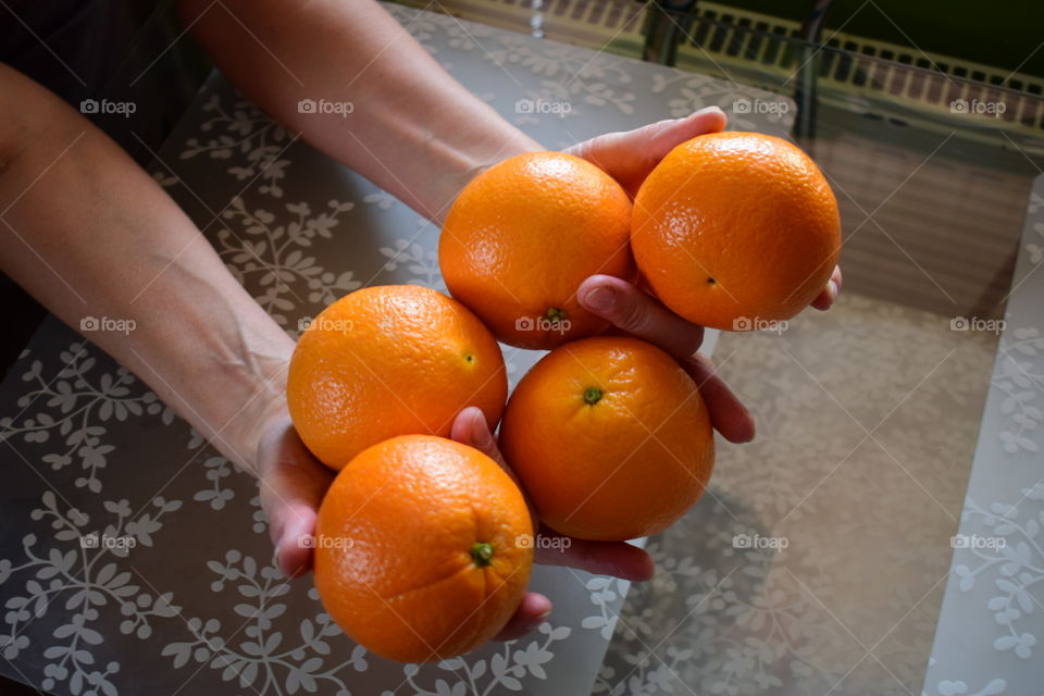 Orange , fruit , many